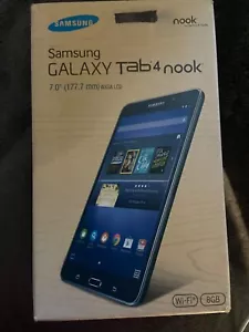 Boxed Samsung Galaxy Tab 4 Nook Special Edition Tablet 7-in - Black (SM-T230NU) - Afbeelding 1 van 3