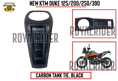 KTM NUEVO DUKE 125/200/250/390 CORBATA TANQUE CARBONO, NEGRO Foto 1 de 4