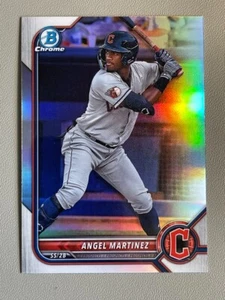 Angel Martinez 2022 Bowman Entwurf Chrom Refraktor Cleveland Guardians #BDC-134 - Bild 1 von 2