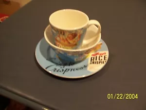 Kellogg's 100th Anniversary Special Addition Plate Bowl & Cup Set Of 3 From 2005 - Picture 1 of 7
