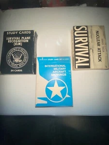 Set 3 carte da studio vintage US Army/Navy complete e ottime condizioni - Foto 1 di 4