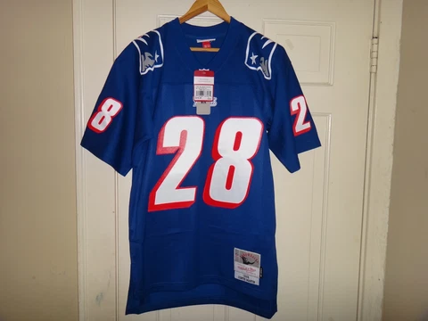 Curtis Martin 1996 Mitchell & Ness NE Patriots Men's Throwback Legacy Jersey S Cover