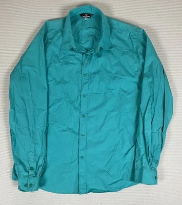 Paul Jones Shirt Men’s Size 2XL XXL Long Sleeve Button Up Green Foto 1 de 4