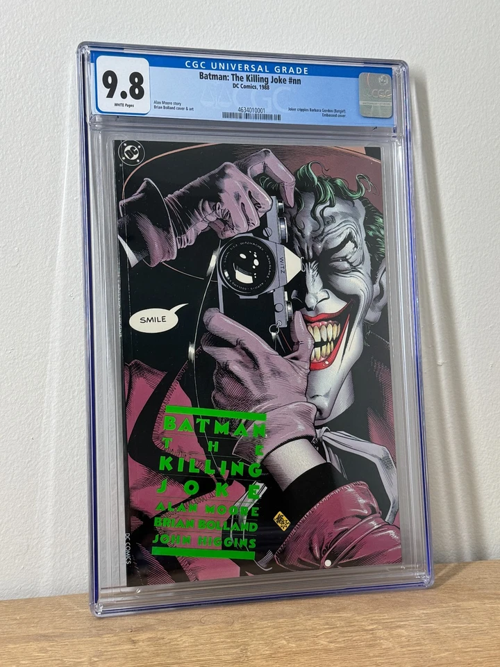 Batman: The Killing Joke CGC 9.8 White Pages - Alan Moore & Bolland - 1st Print - Image 1 of 2