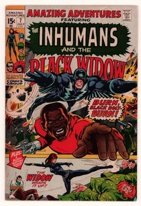Amazing Adventures #7 BLACK WIDOW INHUMANS NEAL ADAMS DON HECK Marvel 1971 VG - Picture 1 of 5