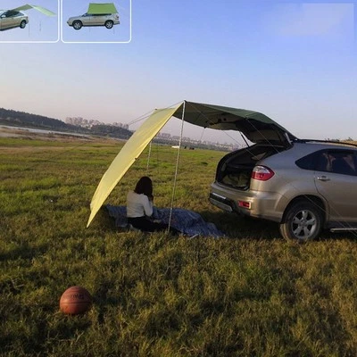 Outdoor Camping Shelter Fixed Buckle Design Car Side Awning Waterproof - Image 1 of 4