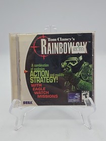 Tom Clancys Rainbow Six Sega Dreamcast CIB Complete Tested Strategy Shooter Game