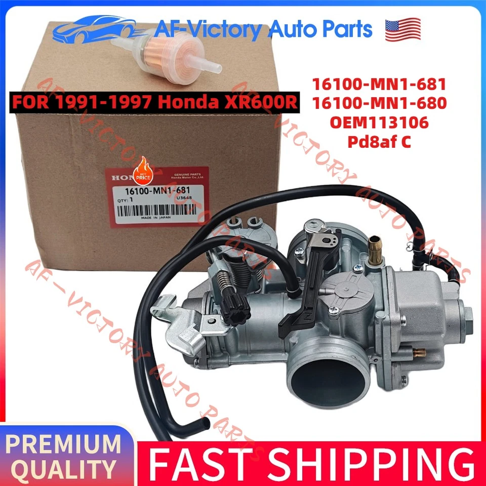 Carburador OEM (Pd8af C) Carburador reemplaza 16100-MN1-681 para Honda XR600R 1991-1997 Foto 1 de 4
