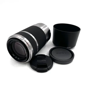 [Excellent] Sony E 55-210mm F/4.5-6.3 OSS Zoom Lens SEL55210 Silver E Mount - Picture 1 of 12