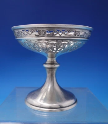 Soporte para champán Watson de plata esterlina sin forro perforado con flores #6308 (#7225) Foto 1 de 4