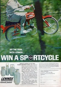 1968 Harley-Davidson Sportcycle Motorcycle Original Lennox LPG Rare Print Ad - Picture 1 of 1