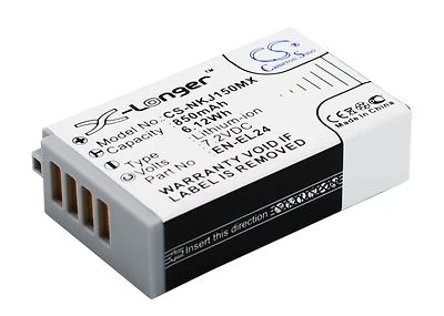 Batería Reino Unido para NIKON 1 J5 EN-EL24 VFB11901 7,2 V RoHS Foto 1 de 4