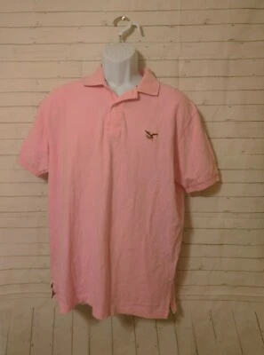 Polo American Living rosa liso para hombre, talla XL Foto 1 de 4