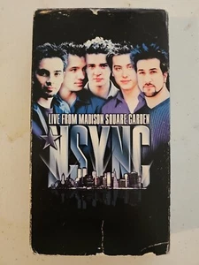 🔥 NSYNC Group VHS video Vintage LIVE FROM MADISON SQUARE GARDEN - Picture 1 of 2