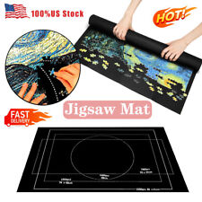 Hot Felt Jigsaw Storage Mat Puzzles Blanket Mat Roll Up Up To 1500 Pieces Game