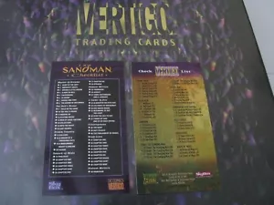 DC Vertigo & Sandman Complete Trading Card Sets 90 + 90 + Binder + Promo Cards - Picture 1 of 12