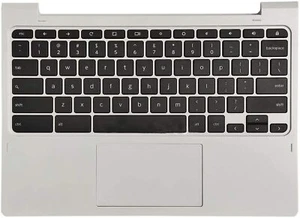 5CB0S72816 For Lenovo Chromebook C330 White Palmrest Case US Keyboard & Touchpad - Picture 1 of 2