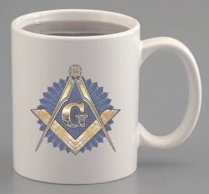 Masonic Emblem Ceramic Mug (MAS-MUG) - Picture 1 of 1