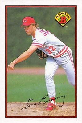 Tom Browning 1989 Bowman 306  Cincinnati Reds  Baseball Card - Image 1 of 2