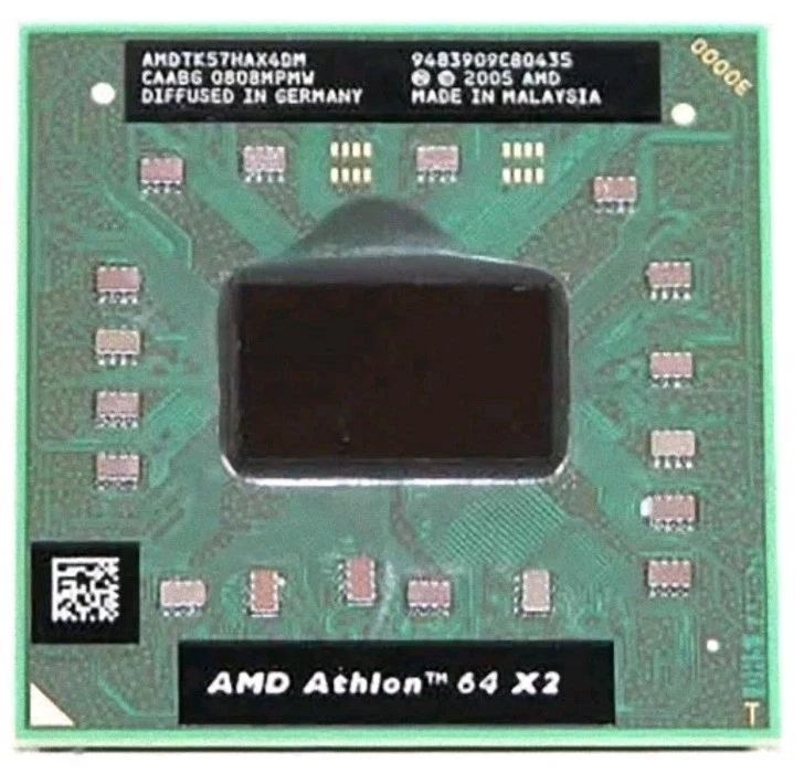 Procesador CPU AMD Athlon 64 X2 TK-57 TK57 AMDTK57HAX4DM PINES DORADOS PARA PORTÁTIL Foto 1 de 1