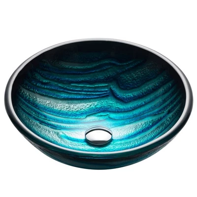 Fregadero de baño Kraus GV-399-19 MM 17" Ladon vaso de vidrio solamente Foto 1 de 4