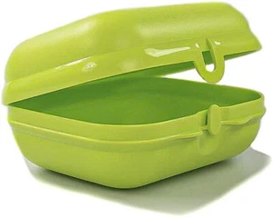 TUPPERWARE Drinkdose GRÜN Oyster Box 36772 Öko Dummheiten Kinder Größe 3 - Bild 1 von 2