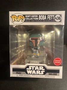 Funko Pop Deluxe! Star Wars #436 Boba Fett (Gamestop Exclusive) mint - Picture 1 of 7