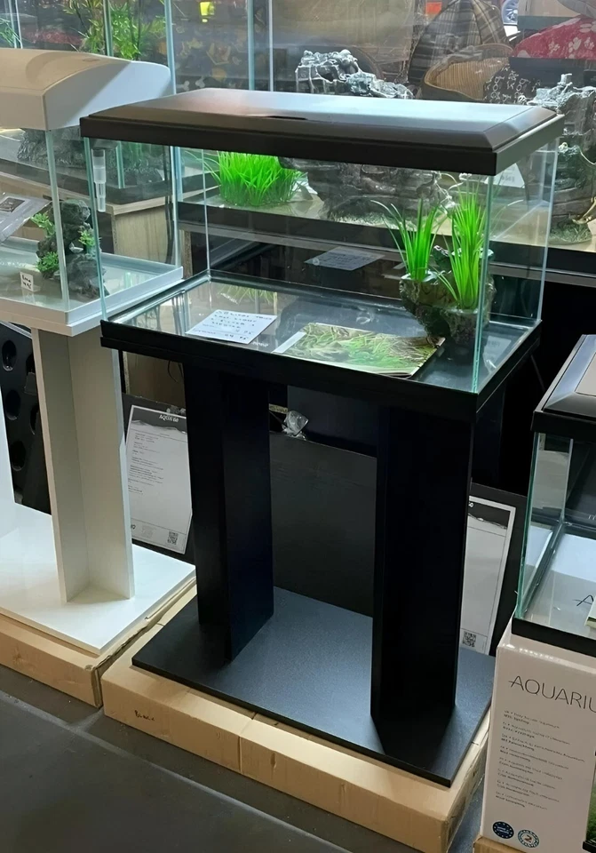** BRAND NEW ** Glass Fish Tank Aquarium With Stand, LED Light, Heater, Filter - Image 1 of 4