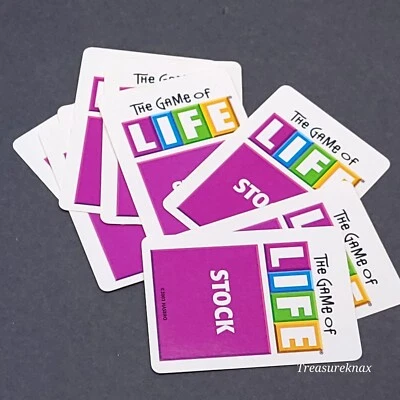 2000's Game of Life  Replacement Parts 9 Stock cards - Image 1 of 2