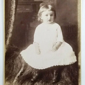 Cabinet Card Photo Portrait Of A Child ID'd Gloucester Massachusetts - Picture 1 of 4