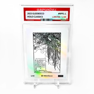 RAPUNZEL Holographic Card GleeBeeCo Florence Harrison #RPFL-L LIMITED to /49