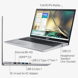 Acer Aspire 5 A515-56 15.6" FHD I3-1115G4 3GHz-4.1Ghz 512GB NVME 12GB Win11 - Picture 1 of 6