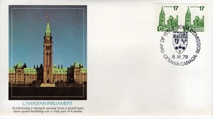 CANADIAN PARLIAMENT,   1979  FDC16177 - Picture 1 of 1