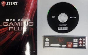 MSI MPG Z390 Gaming Plus MS-7B51 - Handbuch - Blende - Treiber CD #306794 - Afbeelding 1 van 1