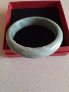 Brazalete Brazalete Jade Natural Apertura 2.25" 56mm - Imagen 1 de 4