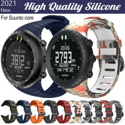 Für Suunto Core Ersatz Silikon Armband Metallverschluss Uhrenarmband Uhren Band - Bild 1 von 4