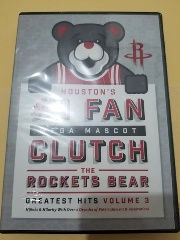 Houston's #1 Fan Mascot Clutch The Rockets Bear Greatest Hits Volume 3 DVD NEW Cover
