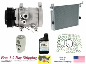 New A/C AC Compressor Kit with Condenser Fits 2005-2012 Tacoma (2.7L, 4.0L only) - Picture 1 of 11