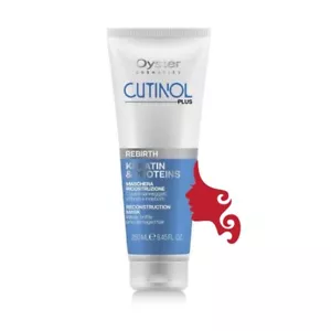 CUTINOL PLUS REBIRTH Keratin & Proteins Maschera 250 ml Oyster Ricostruzione - Foto 1 di 1