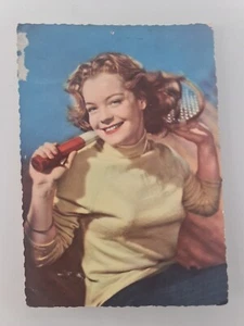 Romy Schneider cholorierte Autogrammkarte unsigniert original - Bild 1 von 1