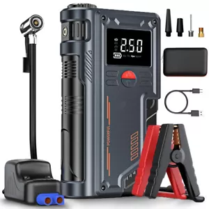 10000MAH AUTO KFZ STARTHILFE JUMP STARTER 12V LADEGERÄT BOOSTER POWER BANK PKW - Bild 1 von 13
