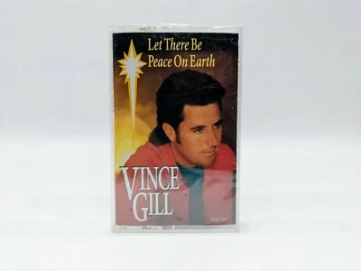 Vince Gill Cassette Tape Let There Be Peace On Earth Country Christmas Songs NEW - Image 1 of 3