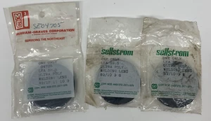 NOS 2 Sets Sellstrom/MG Ultra Poly Welding Lens SH.5 - Picture 1 of 13