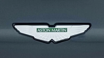 Aston Martin Motorhauben- Und Kofferraum-Emblem In Weiß/Grün - Bild 1 von 4