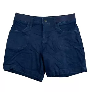 Lee Shorts Womens 6 Medium Blue Lightweight Short Relaxed Fit Casual Modern - Picture 1 of 8