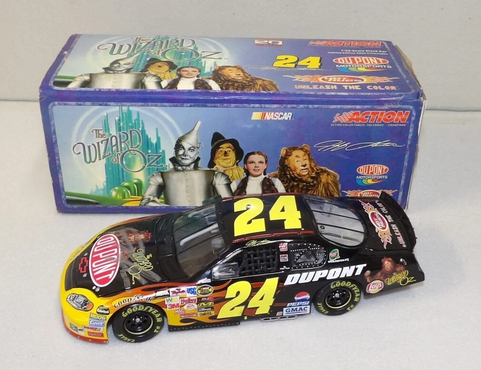 Action 1:24 Scale DuPont Race Car Jeff Gordon #24 Wizard of Oz Autographed - Image 1 of 4