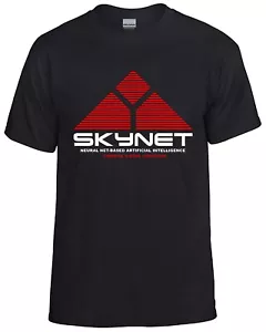 T-shirt SkyNet Cyberdyne Systems ispirata a Terminator COTONE S TO 5XL - Foto 1 di 11