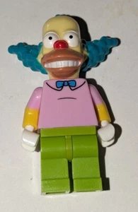 LEGO The Simpsons Krusty the Clown Minifig Minifigure Figure sim014 TV Show EUC - Picture 1 of 2