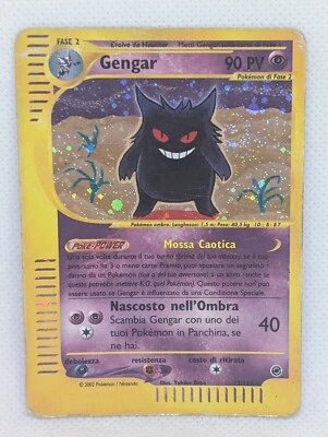 Gengar 013/165 Expedition Base Set Holo Rare Pokemon TCG Nintendo ITALIAN - Image 1 of 4