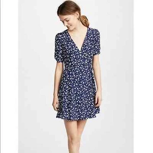 Minkpink Shady Days Tea Wrap Dress Small - Picture 1 of 6